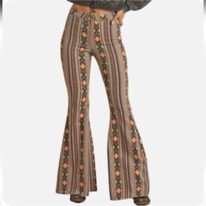 Rock & Roll  Aztec Bargain Bottom Bell Jeans